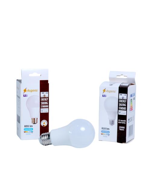 LAMPA LED ASGENS 9W E27